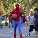 『検証!!! もしもスパイダーマンがバスケットをプレイしたら』